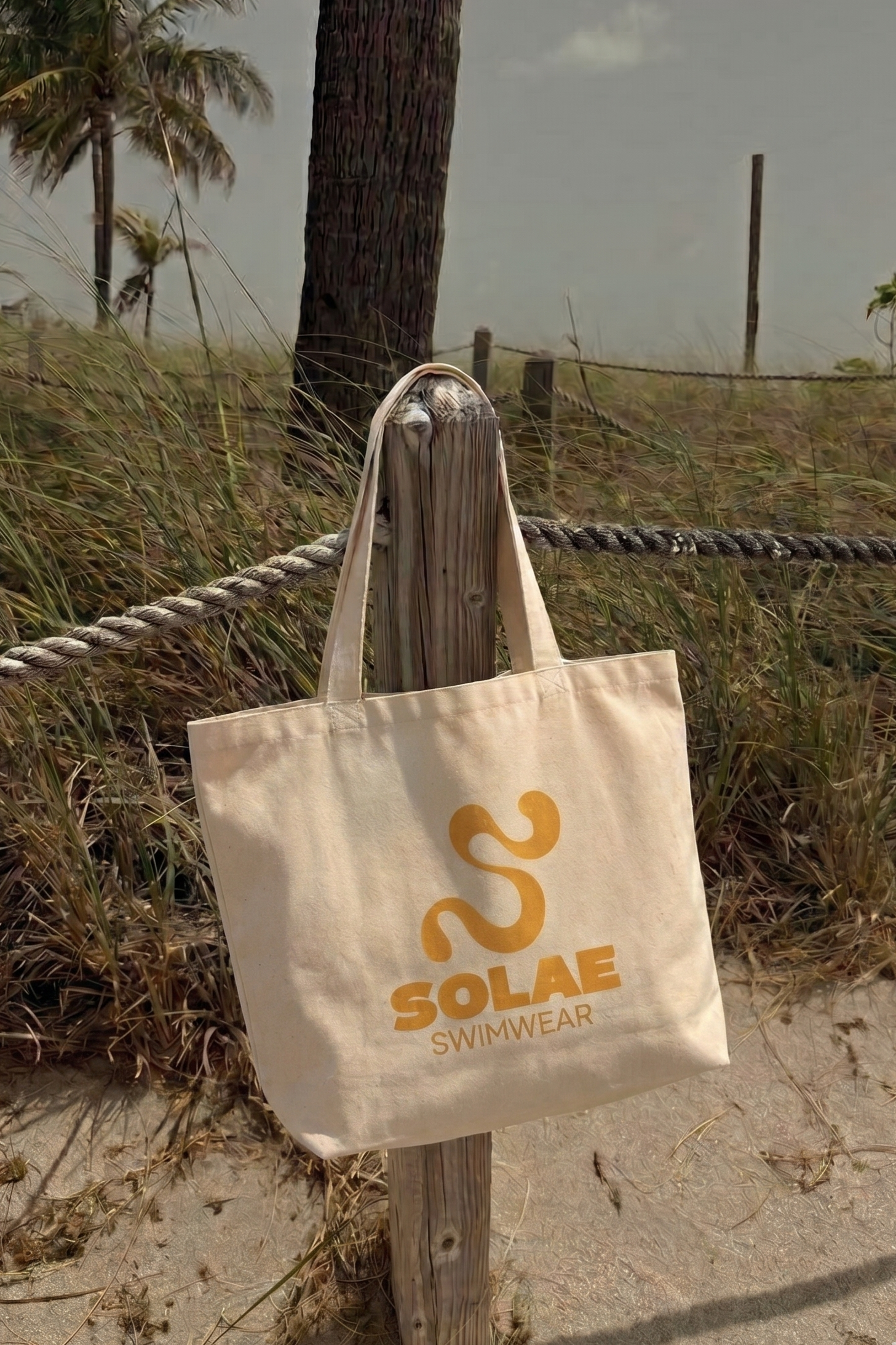 Tote Bag Solaé Swimwear - Jaune