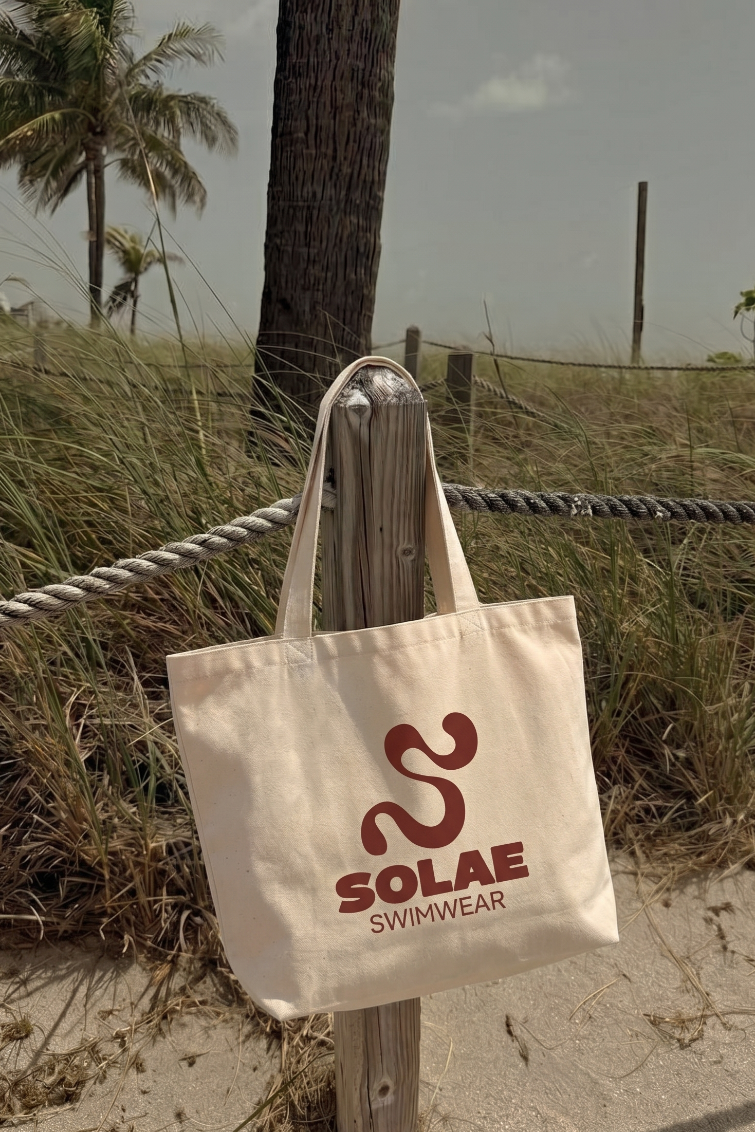 Tote Bag Solaé Swimwear - Marron